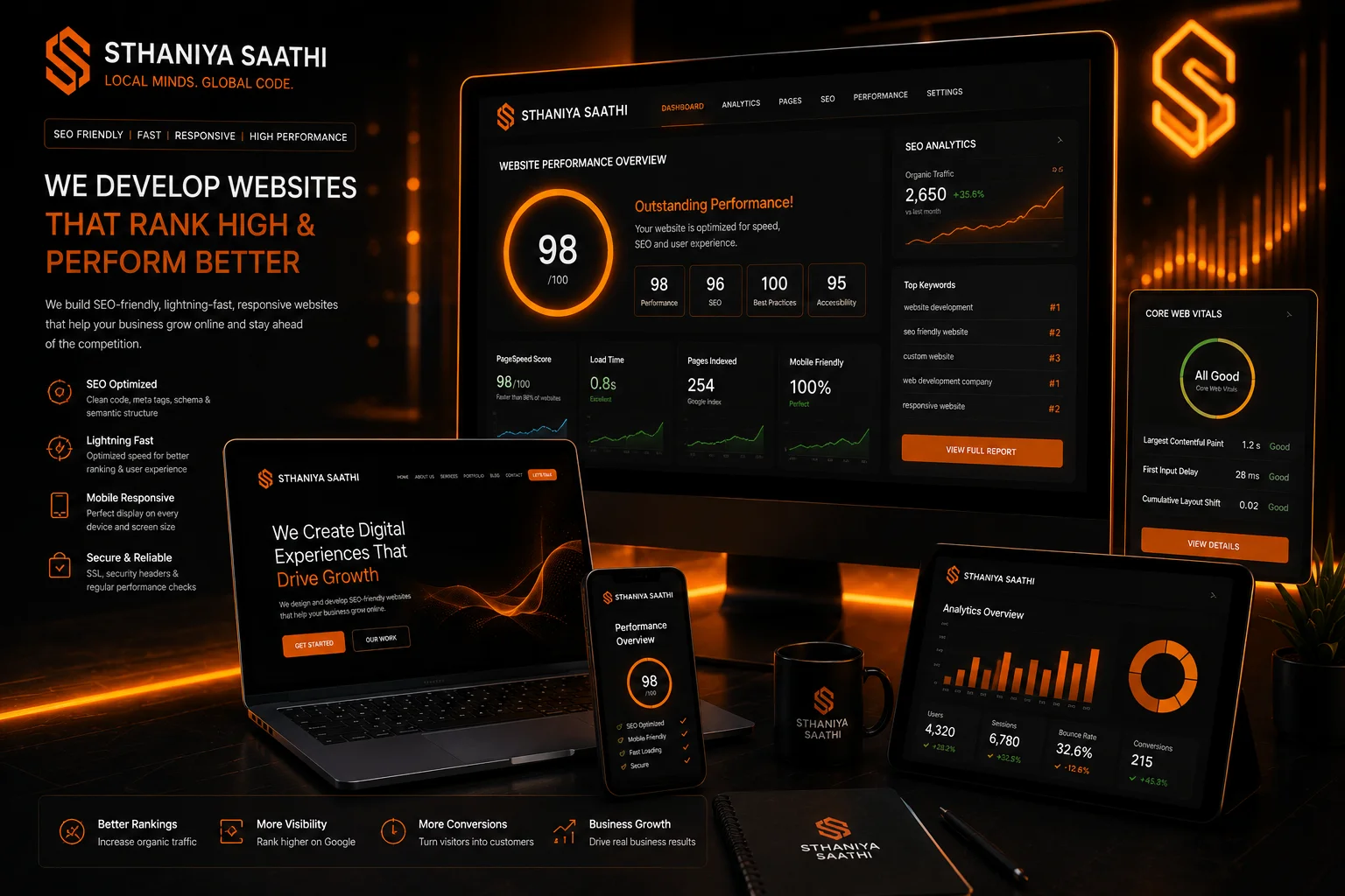 Sthaniya Saathi is a website development company in Bhubaneswar offering responsive website design, custom web development, and SEO-friendly digital solutions for businesses and startups.